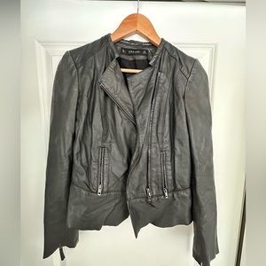 Zara Genuine Leather Jacket